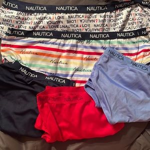 Nautica silk briefs, size 2x. 5 in a pack, get all 5